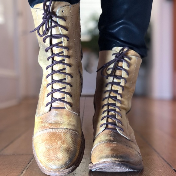 ❤️BED | STU LEATHER 2 ZIPPER LACE UP BOOTS - Picture 13 of 16